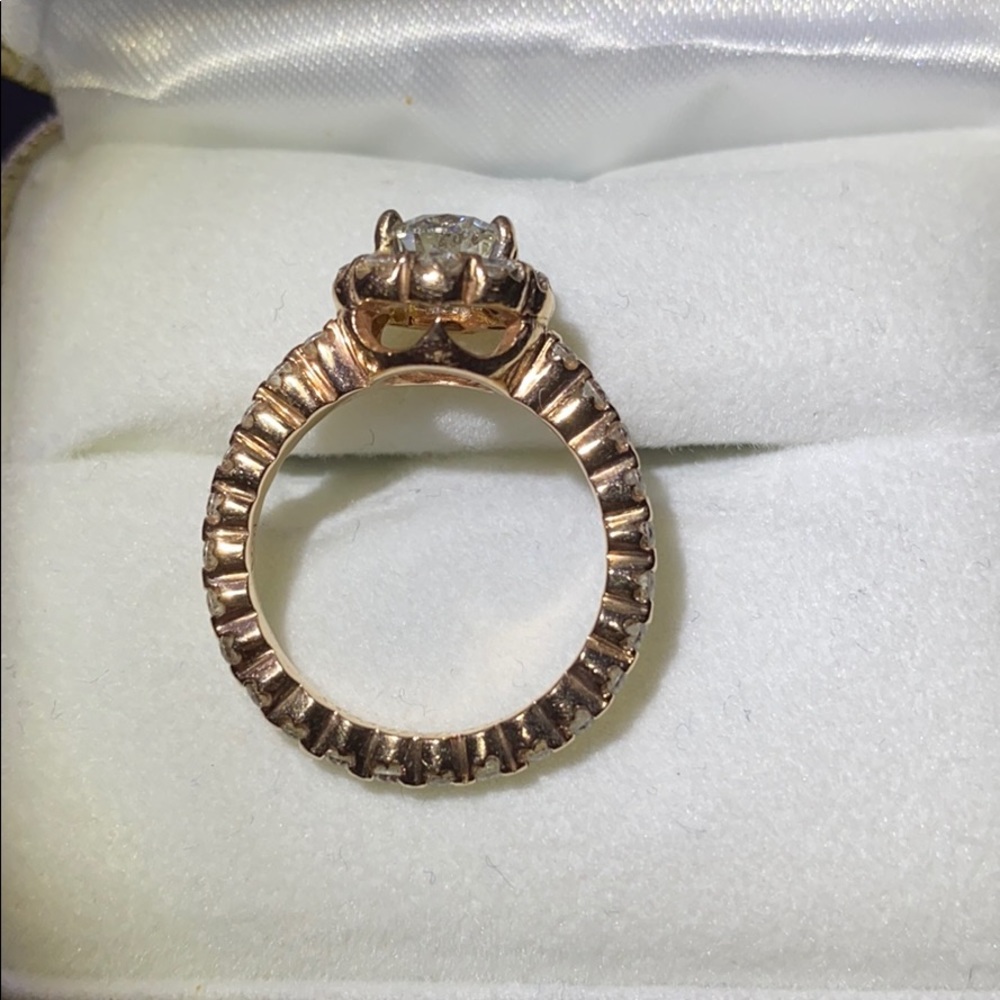 Tolkowsky 1.01ct Engagement Ring GSI Certified - Picture 2 of 8